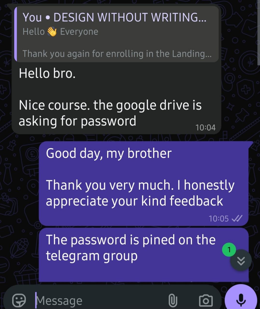 Student Testimonial Screenshot 2